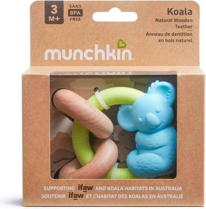 Munchkin Koala Natural Wooden Teether