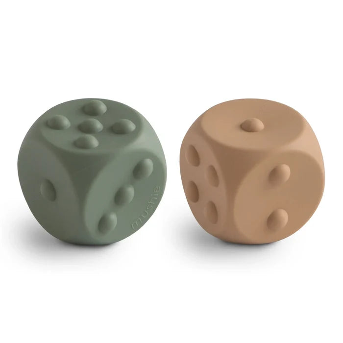 Mushie Dice Press Toy (Set of 2)