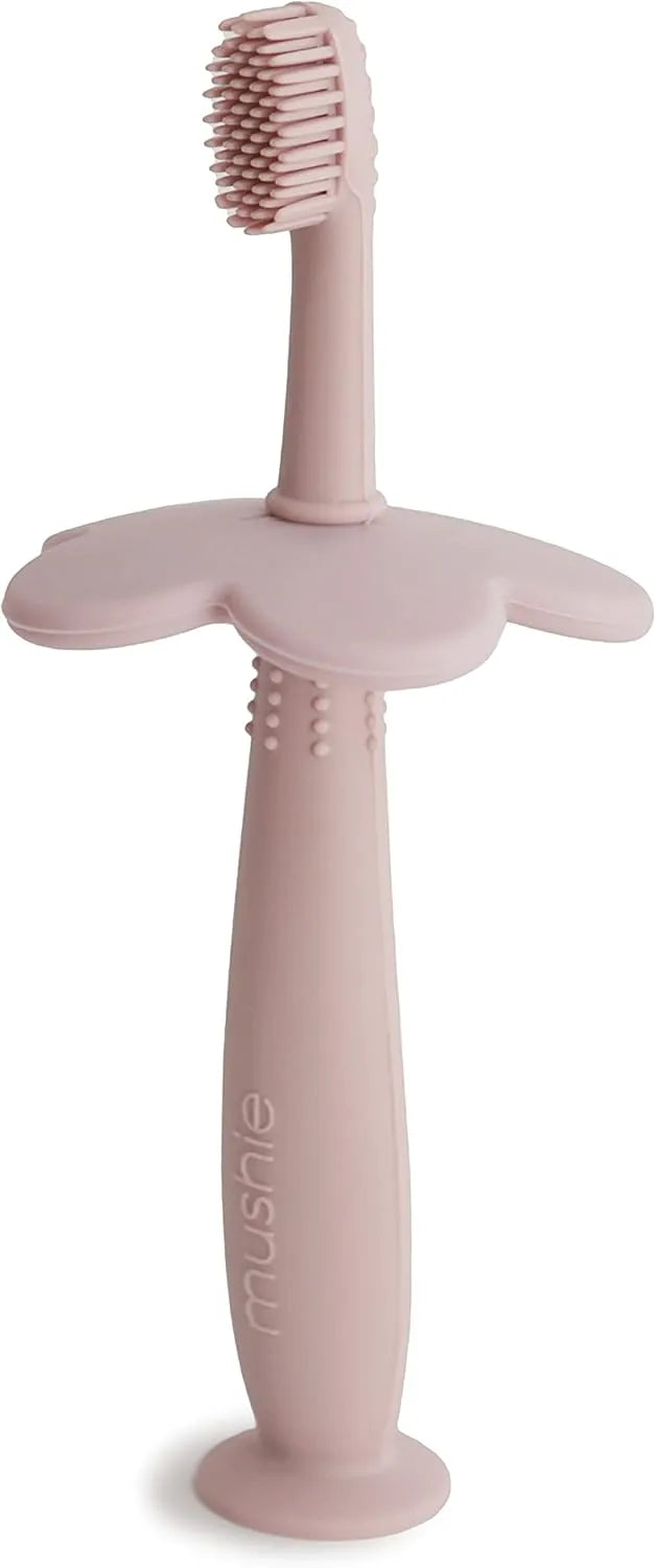 Mushie Flower Training Toothbrush (Blush)