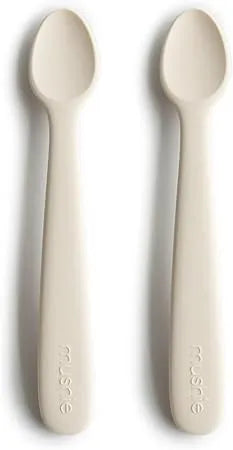 Mushie Silicone Baby Spoon