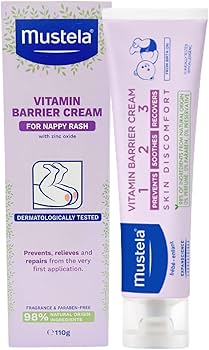 Mustela Baby Diaper Rash Cream, 50 Ml Pack Of 2