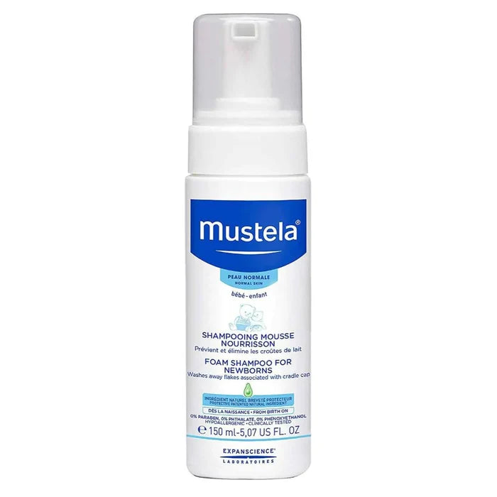 Mustela Foam Shampoo For Newborns With Avocado 150ml.