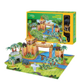 National Geographic Kids 3D Puzzle Jungle Adv Playset 65