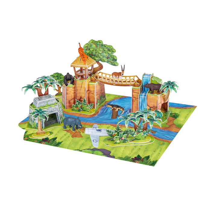 National Geographic Kids 3D Puzzle Jungle Adv Playset 65