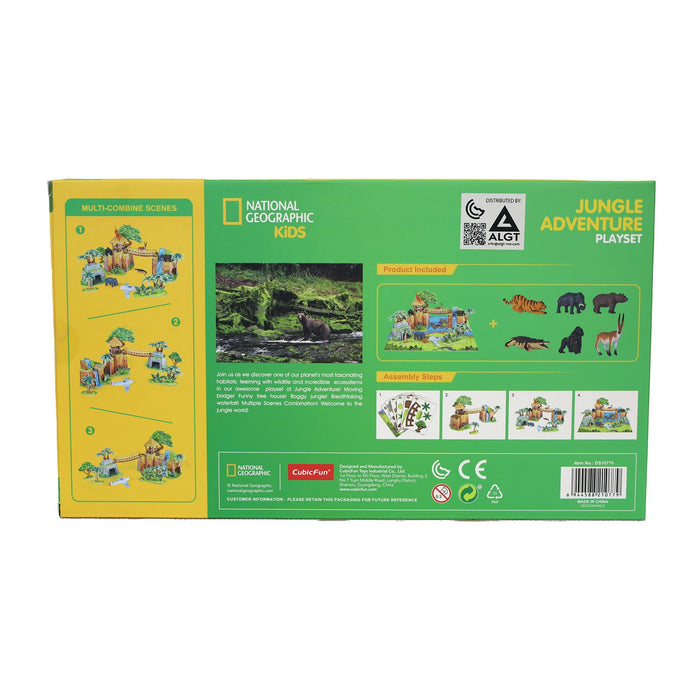 National Geographic Kids 3D Puzzle Jungle Adv Playset 65