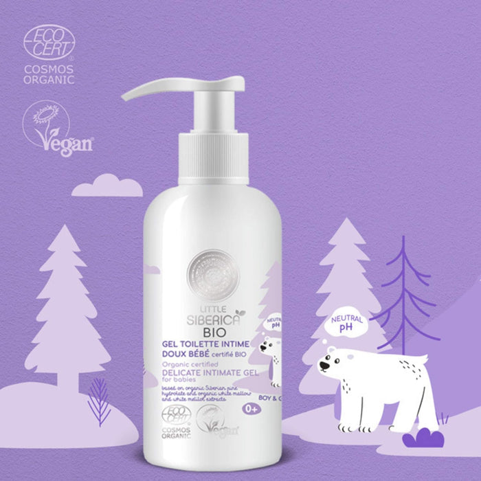 Natura Siberica Little Siberica Organic Certified Delicate Intimate Wash For Babies (250ml)
