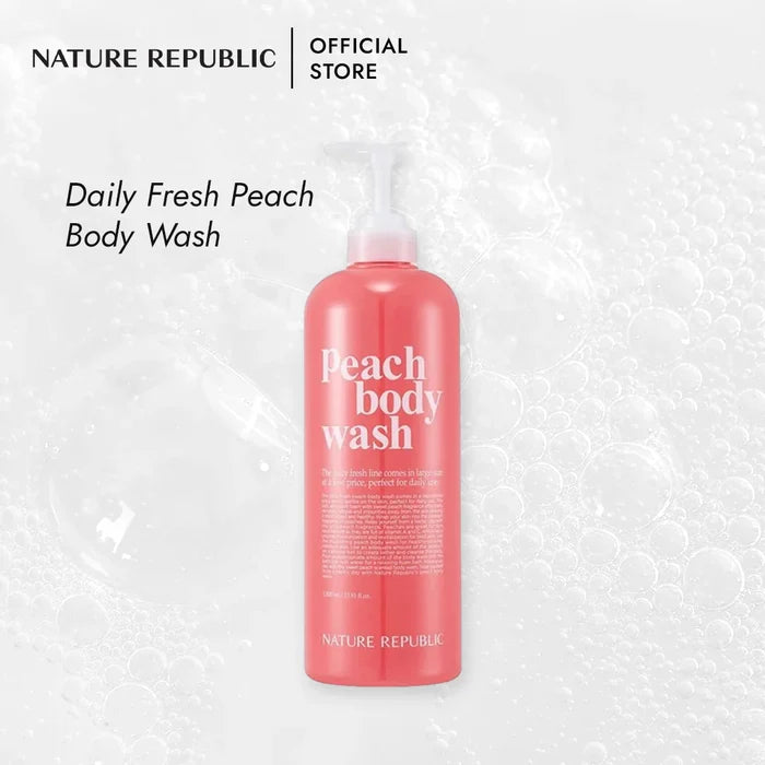 Nature Republic Daily Fresh Peach Body Wash (1000ml)