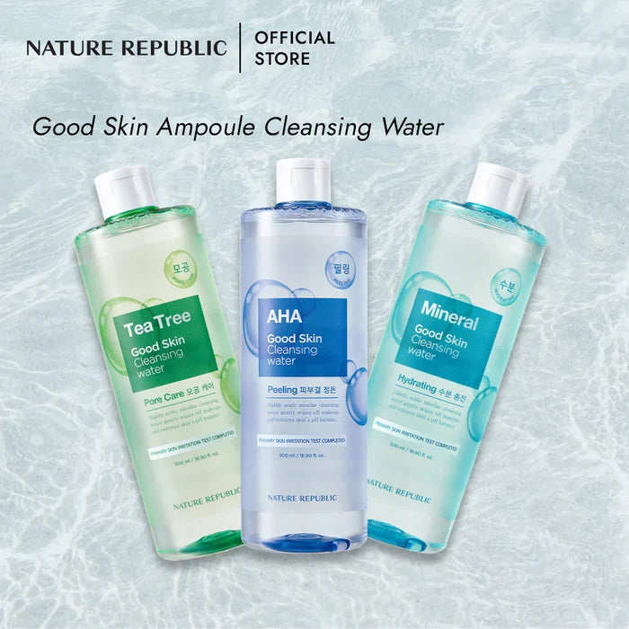 Nature Republic Good Skin Aha Ampoule Cleansing Water