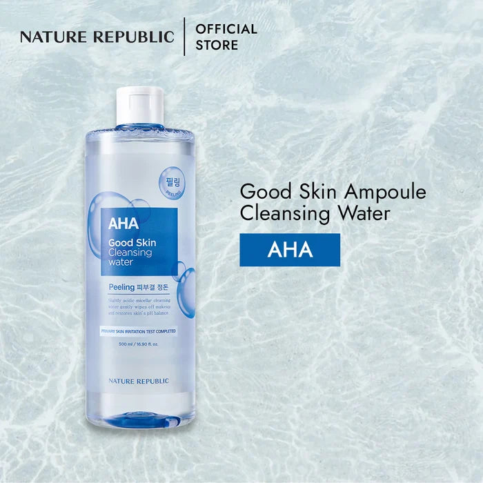 Nature Republic Good Skin Aha Ampoule Cleansing Water