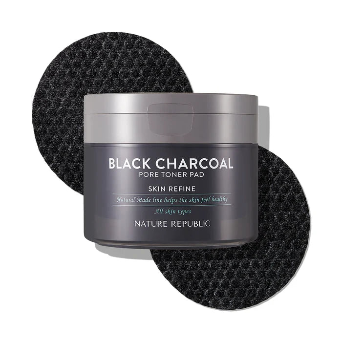 Nature Republic Natural Made Black Charcoal Pore Toner Pad