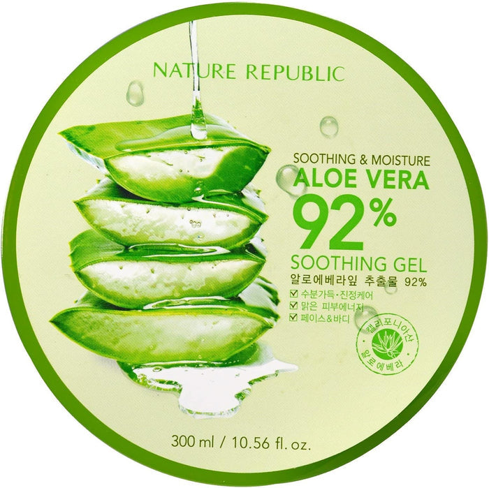 Nature Republic Soothing & Moisture Aloe Vera 92% Soothing Gel (300ml)