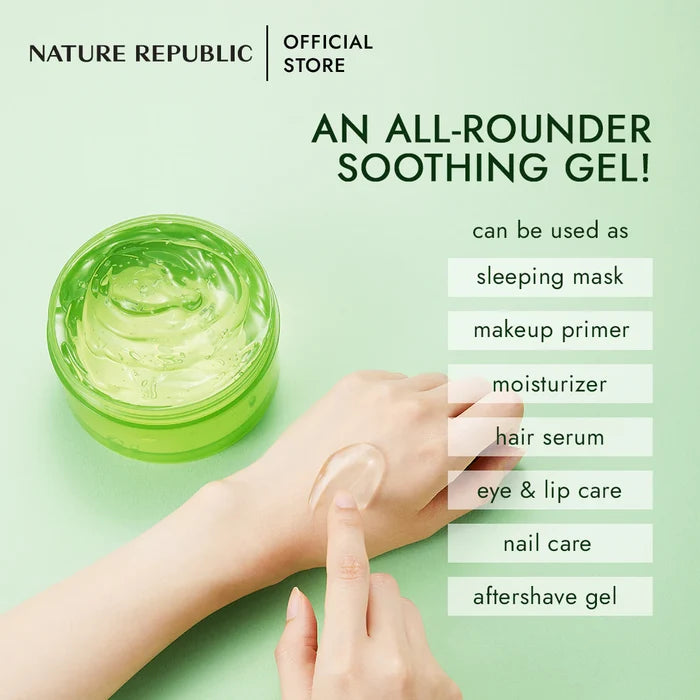Nature Republic Soothing & Moisture Aloe Vera 92% Soothing Gel (300ml)