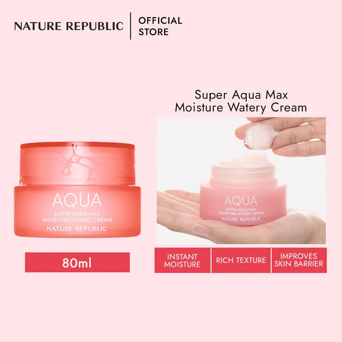 Nature Republic Super Aqua Max Moisture Watery Cream Nature (80ml)