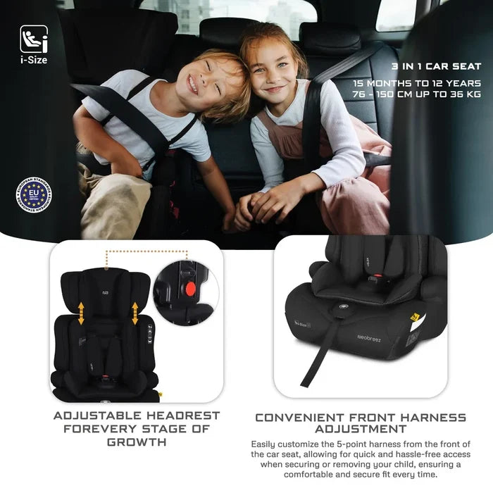 Neobreez I-Elek 3 In 1 I-Size Car Seat
