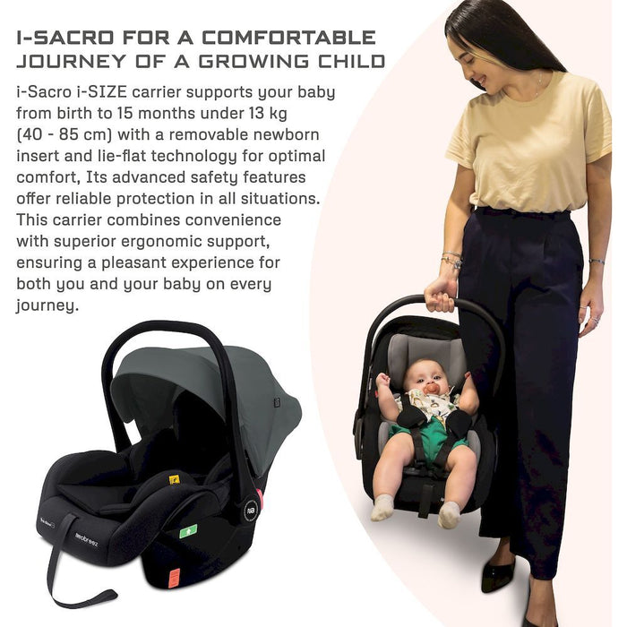 Neobreez I-Sacro Size Lightweight Baby Car Seat Carrier