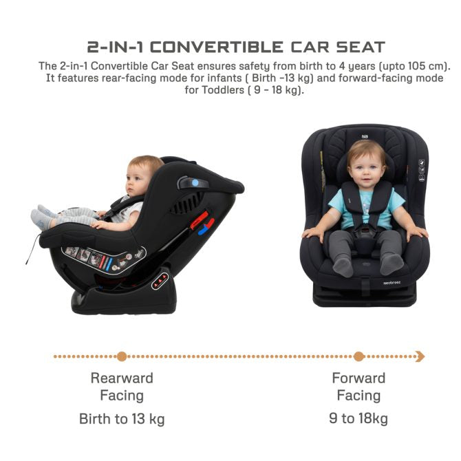 Neobreez Nestii 2 In 1 Baby Car Seat