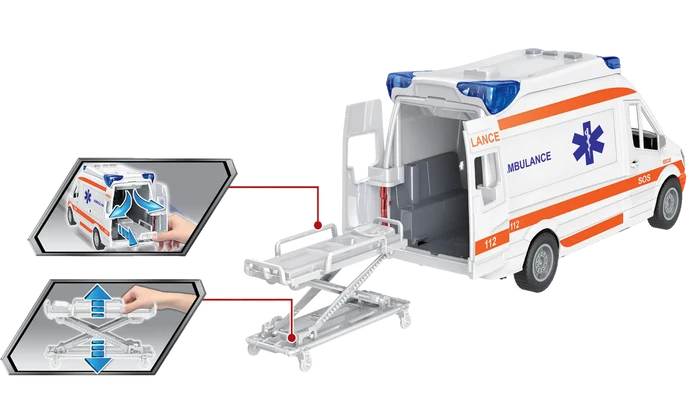 New Boy Ambulance With Light & Sound