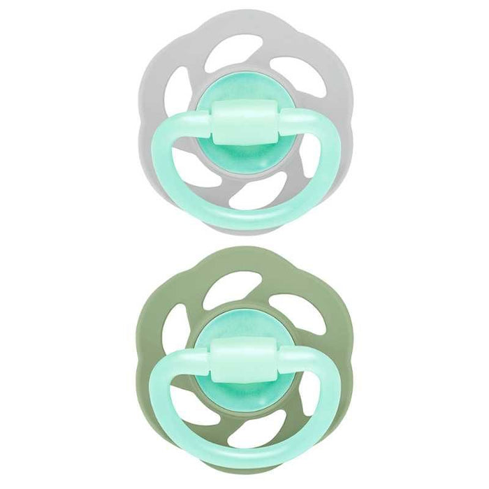 Nip Cherry Air Night Glow In The Dark Round Latex Soother - Sie 1 (0-6M)