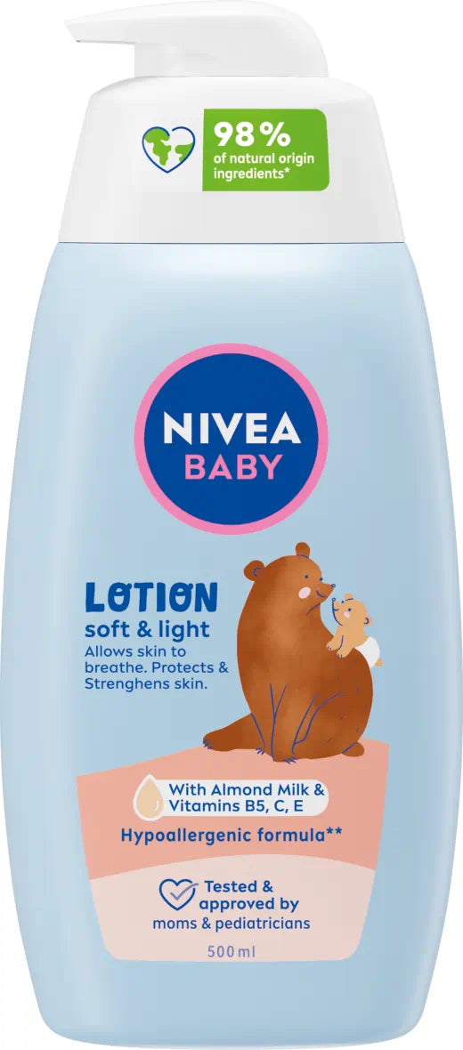Nivea Baby Lotion Soft & Light (500ml)