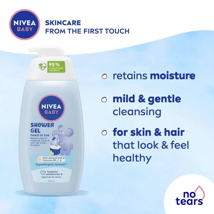 Nivea Baby Shower Gel (500ml)