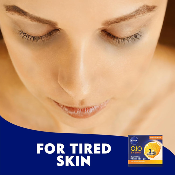 Nivea Q10 Night Cream Spf 15 (50ml)