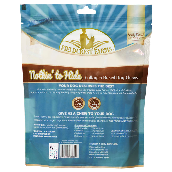 Nothin' to Hide Twist Stix Beef 50pk
