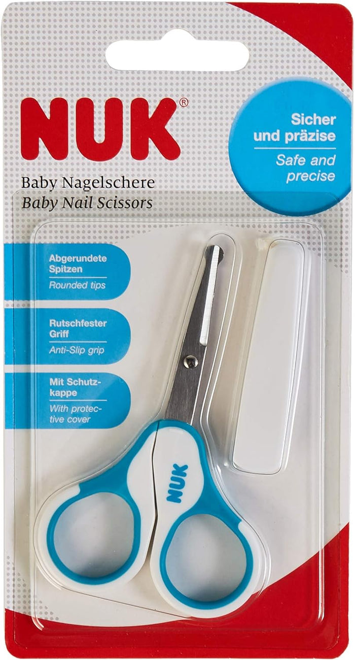 NUK Baby Nail Scissors, Safe and Precise, 1pc