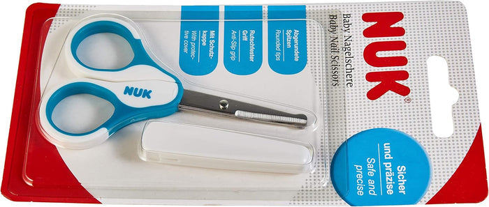 NUK Baby Nail Scissors, Safe and Precise, 1pc