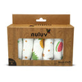 Nuluv Ultra Soft Bamboo Cotton Wash Cloth (Yellow Pineapple) - Pack of 6