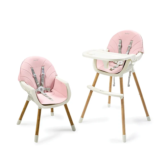 Nurtur 2 in 1 High Chair Adjustable Height & Detachable Tray