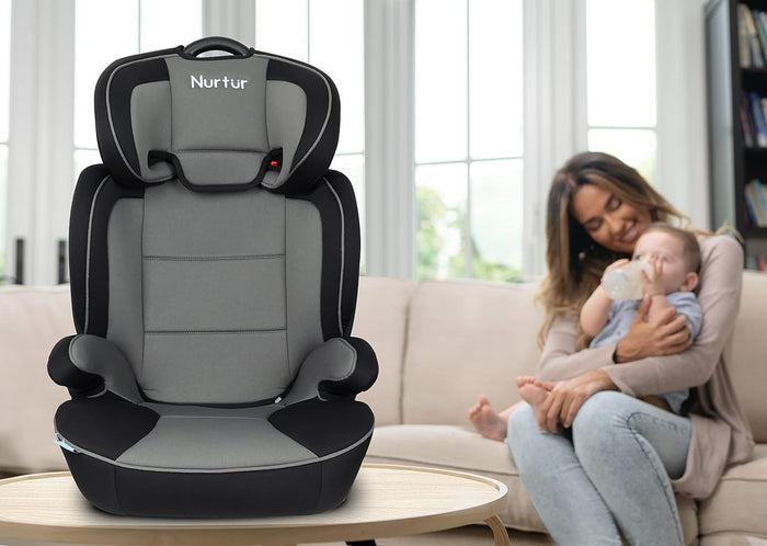 Nurtur 3-in-1 Jupiter Toddler Car Seat & Booster Seat – Grey