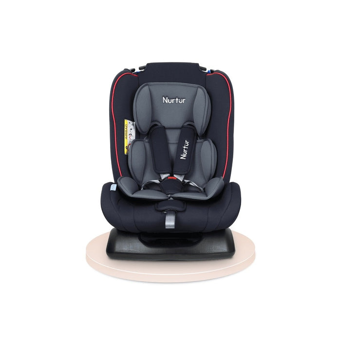 Nurtur Bruno 3-in-1 Car Seat 143° Angle (Group 0+/1/2), Upto 25kg - Black
