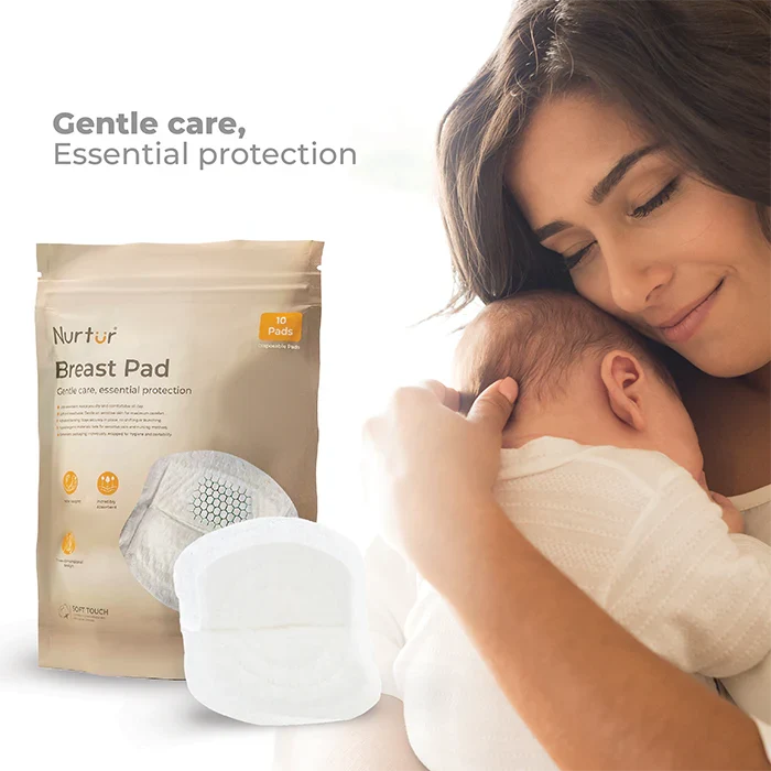 Nurtur Disposable Breast Pads (Leak-Proof, Individually Wrapped)