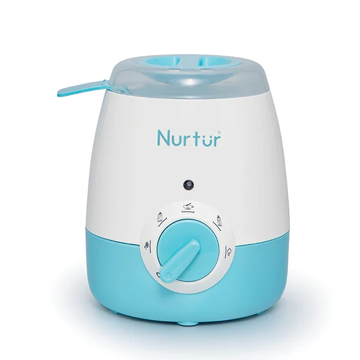 Nurtur Ember Bottle and Food Warmer, Led Timer Function, Rotary Knob (Teal)