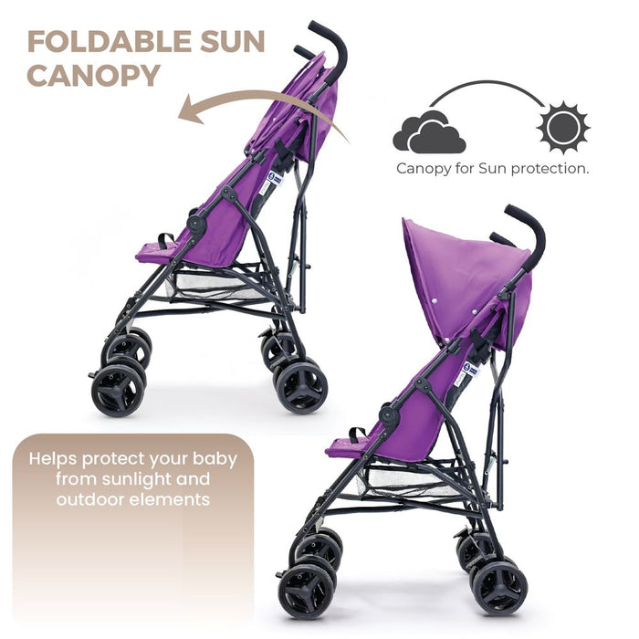 Nurtur Leo Lightweight Stroller Pro With Shopping Basket (6-36months)
