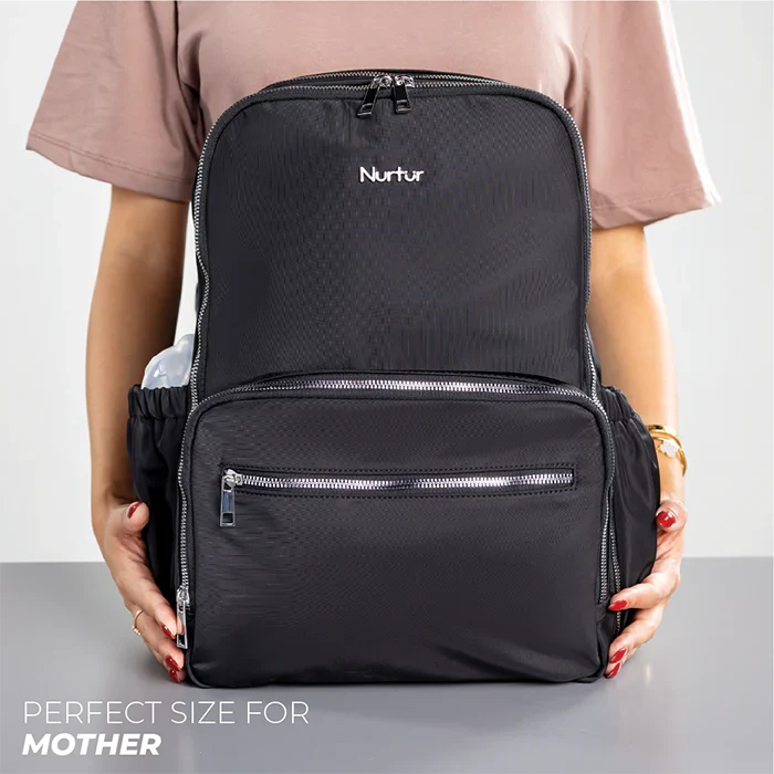 Nurtur Maverick Diaper Bag With Bottle Insulator and Changing Pad