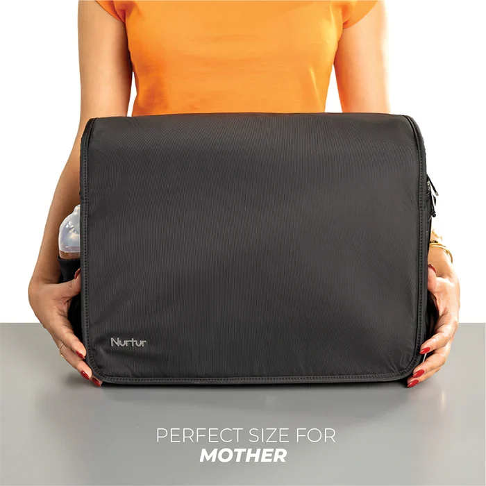 Nurtur Metro Diaper Bag With Bottle Insulator and Changing Pad