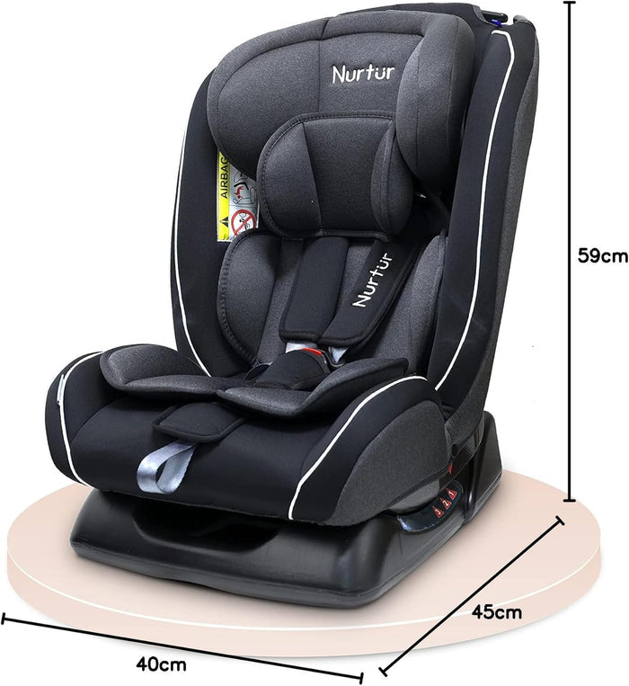 Nurtur Otto 4 In 1 Car Seat (Black, 0-3y)