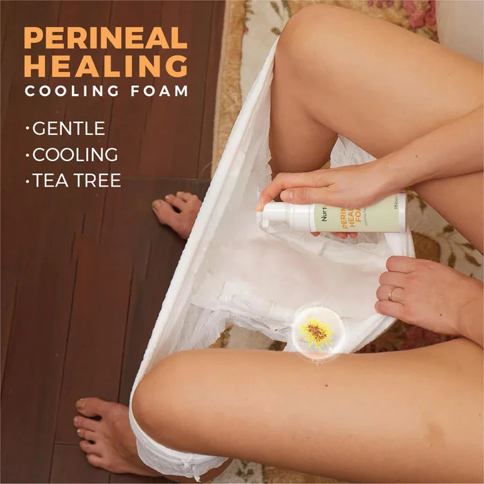 Nurtur Pospartum Recovery Care Kit - 7 in 1 W/ Peri Bottle & Cooling Pads