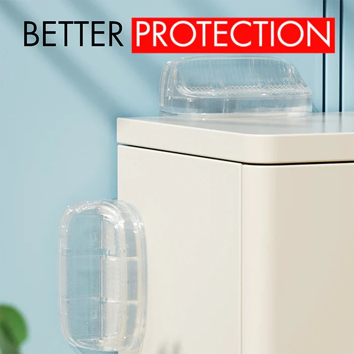 Nurtur Safety - Furniture Anti-tip Wall Holder - Pack of 2 - Transparent