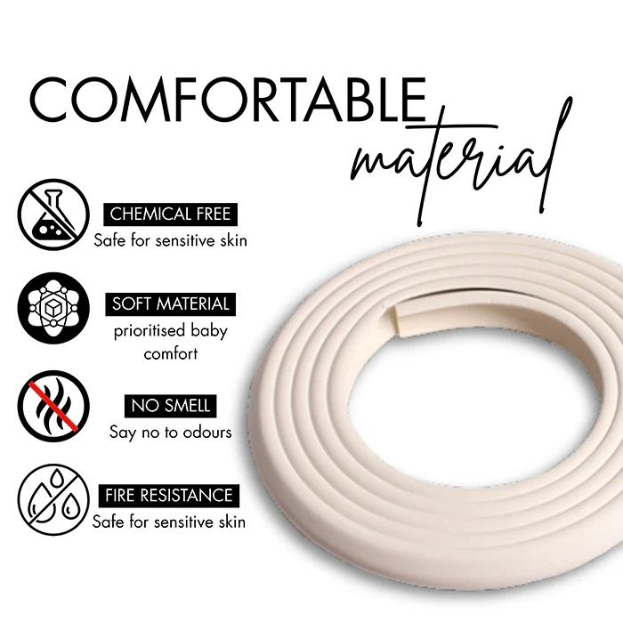 Nurtur Safety Edge Safety Corner Guard - Pack of 4 (2mm)