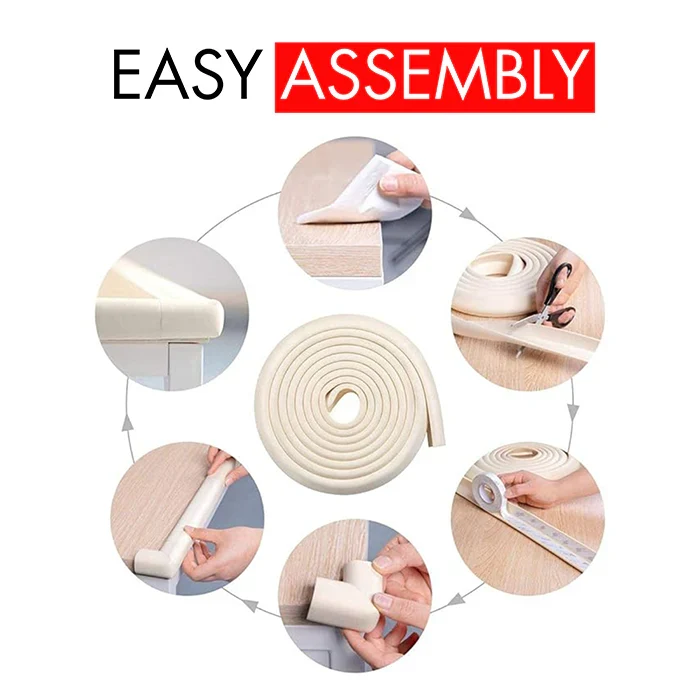 Nurtur Safety Edge Safety Corner Guard - Pack of 4 (2mm)