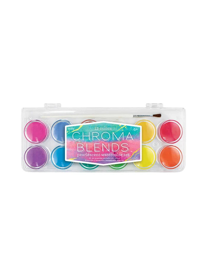 Ooly Chroma Blends Pearlescent Watercolors (13PC Set)