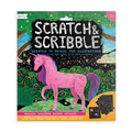 magical unicorn scratch and scribble scratch art kit By Ooly.