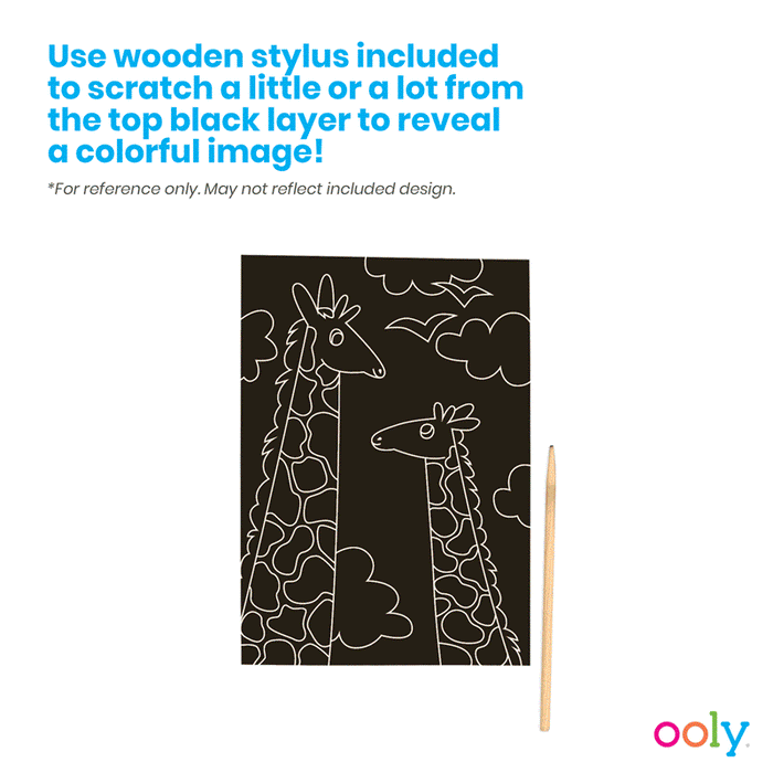 magical unicorn scratch and scribble scratch art kit By Ooly.