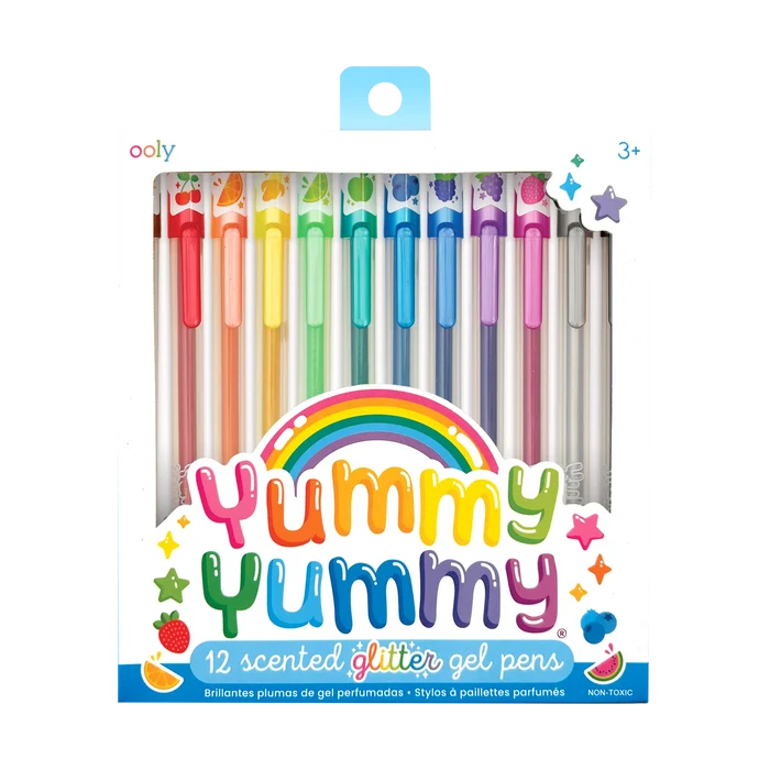Ooly Yummy Yummy Scented Glitter Gel Pens (Set of 12)