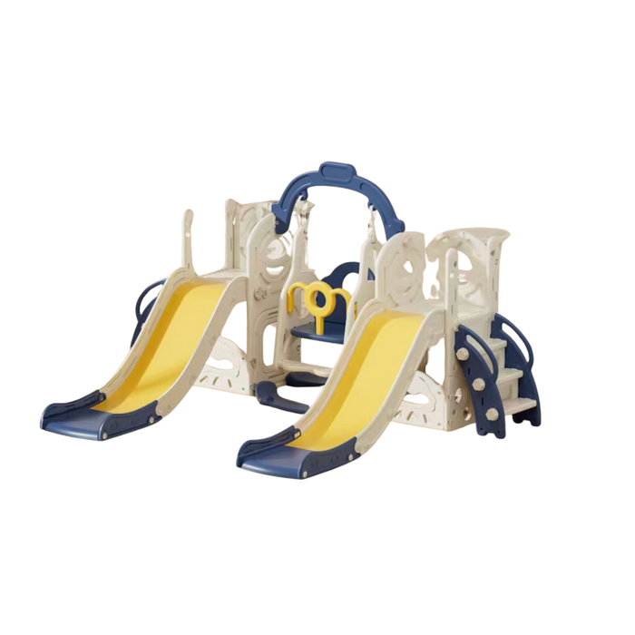 Orbic Kids 4 In 1 Swing Set With Two Slide