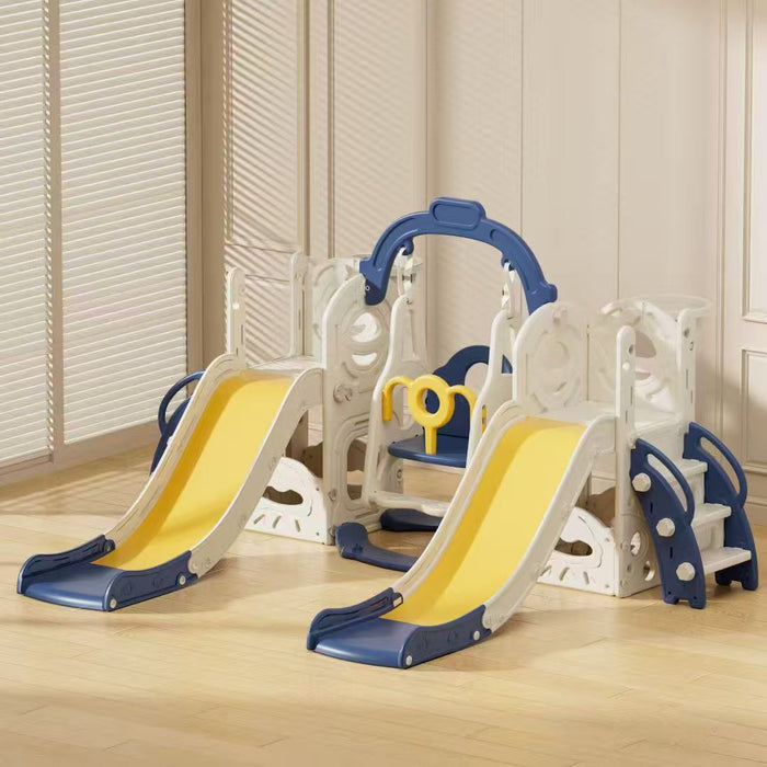 Orbic Kids 4 In 1 Swing Set With Two Slide