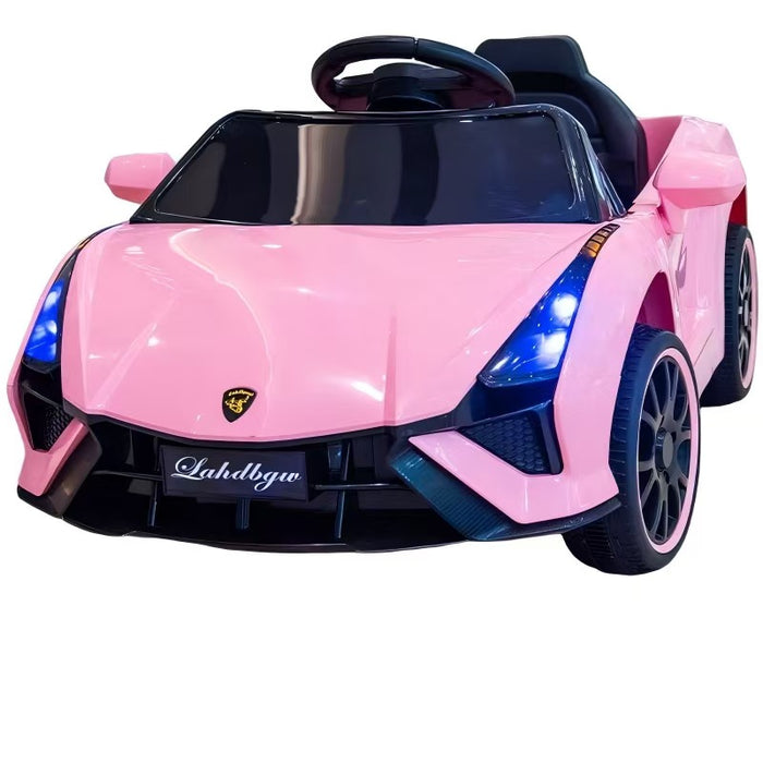 Orbic Kids Lamborghini Style Battery Ride On Car 12V4.5Ah (Pink)
