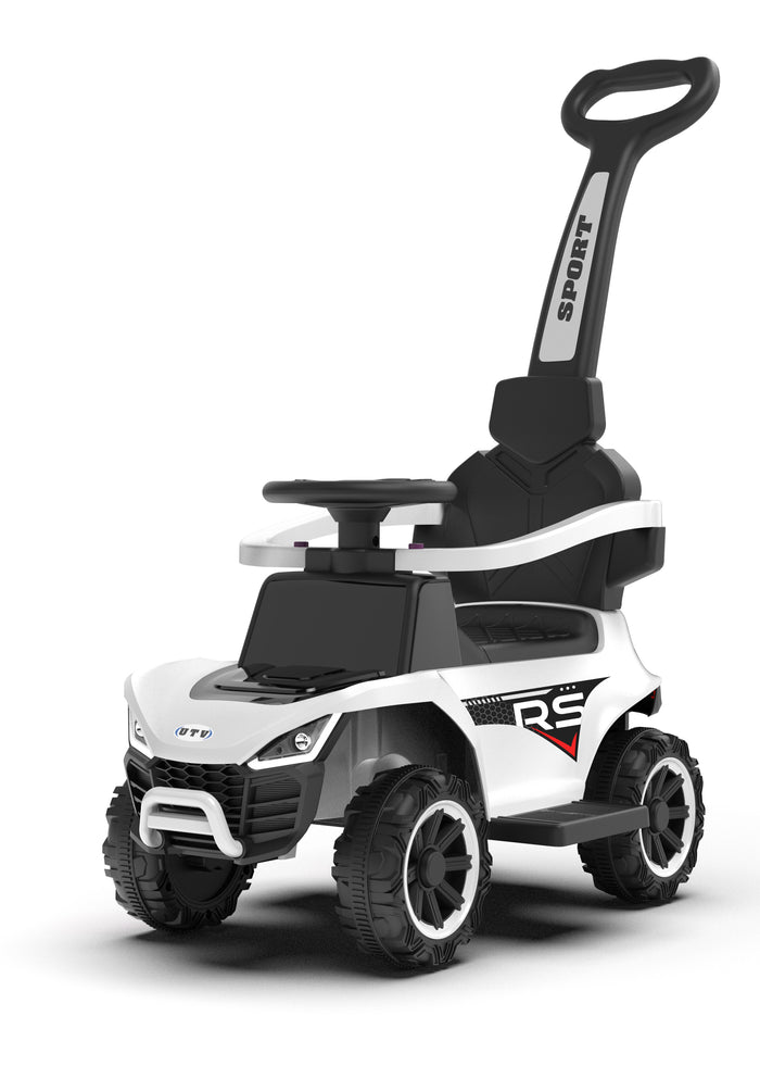 Orbic Kids Ride On Pushing Car With Light and Music (White)